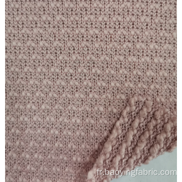 tissu bouclé en tricot plus grossier